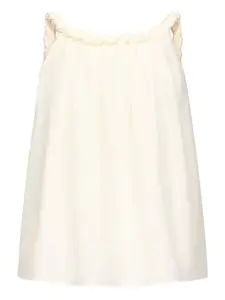 Топ Garino со сборками LouLou de Saison, белый