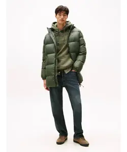 Пуховик Loose fit Tommy Jeans, зеленый