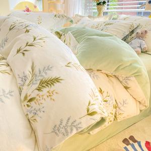 Disney Пододеяльник 220х240 см из молочного велюра Chunxi, двойная теплота