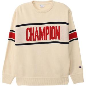 Свитер Champion цвета слоновой кости мужской FW24