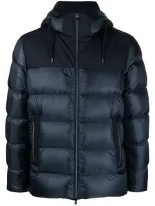 Пуховик со вставками Herno, синий