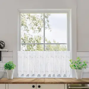 Тюль Hanna, по размеру С люверсами 1 шт. комплект SB-Bistro Hanna, по размеру Gerster, белый/бежевый