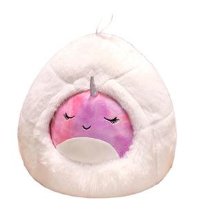 Мягкая игрушка пингвин в милом снежном домике, плюшевая кукла кровать для питомца нарвал Tak Bebe