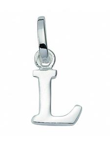 Adeliás Подвеска в виде буквы L из серебра 925 пробы для женщин и мужчин