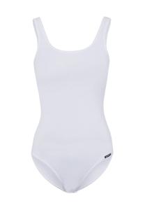 Базовое боди, овальный вырез, этикетка, для женщин SKINY, белый