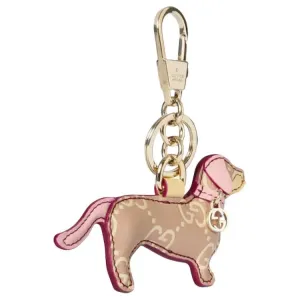 GUCCI GG Print Embossed Leather Bag Accessory Women's Pink & Beige