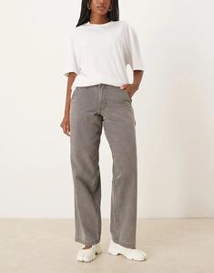 Джинсы мешковатые Dickies Stevensville в тонированном сером цвете