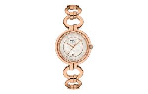 Футболка Flamenco Collection с кварцевым механизмом, женские часы 26 мм, циферблат цвета перламутра TISSOT