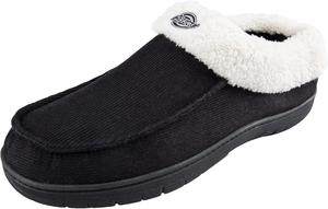 Тапочки Dickies с открытой и закрытой пяткой из пены с эффектом памяти, подошва для использования дома и на улице, черный