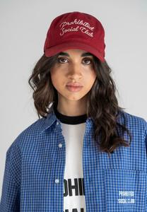 Бейсболка PROHIBITED, красный