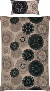 Постельное белье , бежевое, 1x 155x240 см + 1x 40x80 см Erwin Müller