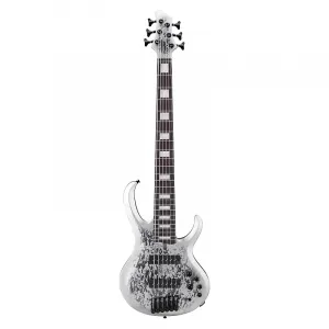 Бас-гитара Ibanez BTB 25th Anniversary 6 струн, цвет Silver Blizzard Matte