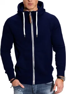 Мужская толстовка с капюшоном на молнии Casual Patchwork Baimiu