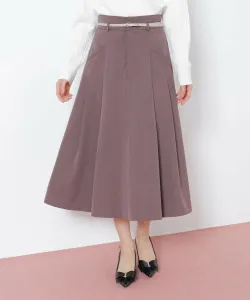 Юбка-клеш с поясом и складками Jill By Jill Stuart, цвет Brown