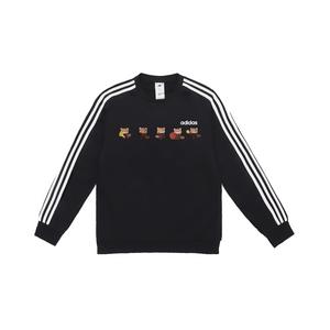 Свитшот мужской с 3 полосками Adidas, черный