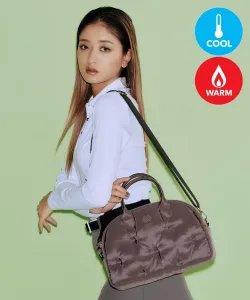 Мию Икеда BEAMS GOLF/Стеганая сумка Boston Bag, цвет Grey