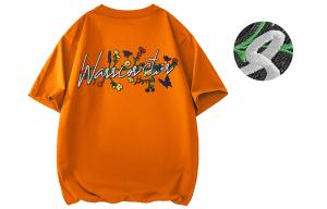 Футболка Unisex Crew Neck Moderate Heavyweight WARRIOR, оранжевый (heavyweight and 100% cotton)