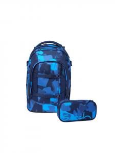 Satch Набор школьных рюкзаков PACK Troublemaker, коллекция 2-х предметов, 2021 год, синий