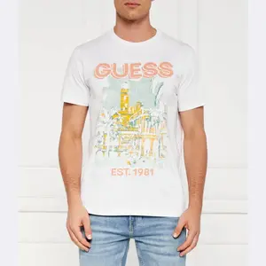 Футболка стандартного кроя West Coast Guess, белый