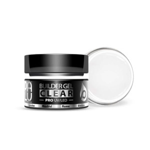 Однофазный строительный гель прозрачный 15 мл Palu Builder Gel Clear, PALU COSMETICS