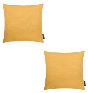 Комплект из 2 чехлов на подушки Magma-Heimtex FINO, 40x1x40 см цвет senf