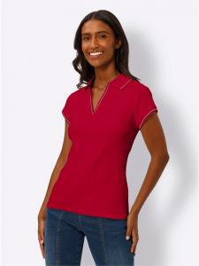 красная рубашка-поло Heine