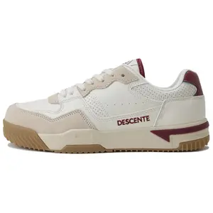 Dribble V2 Нескользящие Износостойкие Низкие Кроссовки для Скейтбординга Унисекс Бежевый Белый Красный DESCENTE