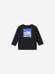 Футболка с длинным рукавом и графическим принтом (детская)