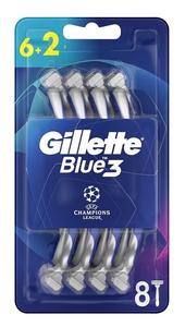 Gillette Blue3 Football бритва для мужчин, 8 шт.
