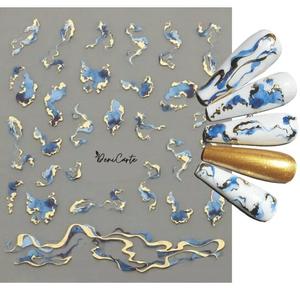 Самоклеящиеся наклейки для украшения ногтей Deni Carte