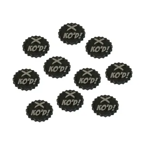 Кризисный протокол — выбитые жетоны, полупрозрачные серые, Marvel Crisis Protocol Gaming Accessories (Litko Aerosystems)