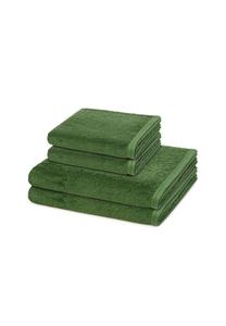 Набор полотенец Vossen Vegan Life, 4 штуки, 100x50/140x67 см, зеленый