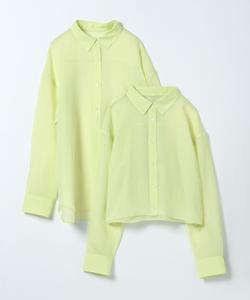 Полуглянцевая прозрачная рубашка с регулируемой длиной