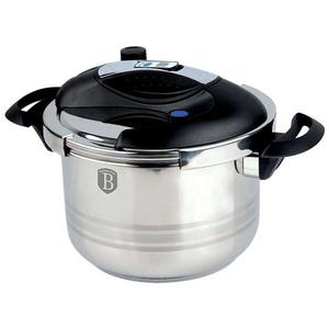 Скороварка BERLINGERHAUS с таймером 6 л нержавеющая сталь LP-KL-035