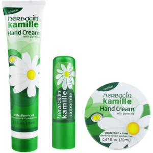Маленькая ромашка классический крем для рук набор для увлажнения 75мл+4,8г+20мл*3 Herbacin