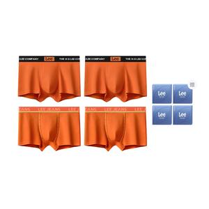Бокс с мужскими трусами Brilliant, 4 штуки Lee, оранжевый