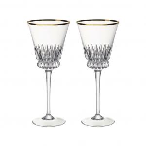 Бокалы для белого вина Бокалы для белого вина Grand Royal Gold 125 мл, набор 2 шт., прозрачные с золотом Villeroy & Boch, прозрачно-золотой