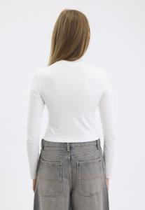 Топ с длинными рукавами Even&Odd, молочный