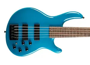 Cort Artisan C5 Deluxe - Candy Blue, звукосниматели Bartolini MK-1, предусилитель Markbass MB-1