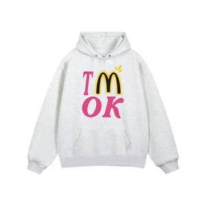 X OKET Свитшот унисекс RECOLETA, серо-белый