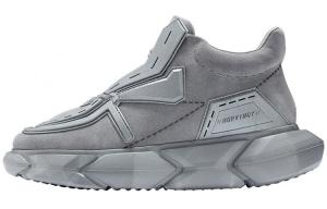 Массивные кроссовки унисекс с низким верхом серебристо-серый Norvincy