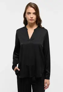 Длинная блузка Eterna "СВОБОДНЫЙ ФИТ", черный