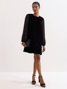 Платье-футляр из бархата Phase Eight, Black