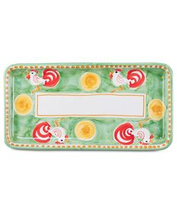 Прямоугольное блюдо Campagna VIETRI, зеленый