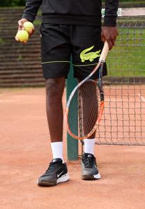 Спортивные шорты Lacoste Sport Sports shorts, Black/Fluo Yellow/Black