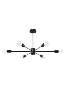 Подвесной светильник BENEDETT 6 из черной стали (Д)86,5 см (Ш)68 см (В)46 см Nice Lamps