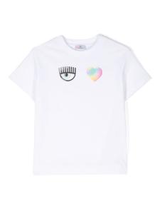 Chiara Ferragni футболка с логотипом, белый