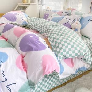 FUANNA Комплект постельного белья 3 предмета, простыня 90 см, пододеяльник 150x200 см