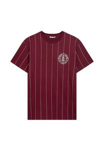 Футболка UNFAIR ATHLETICS DMWU BP PINSTRIPES, Burgundy/Dark Red
