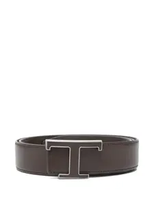Ремень с логотипом Tod'S, коричневый